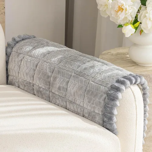 Vista 15 de Funda de sofá lavable para perros, funda antideslizante y mullida para silla de mascotas, protector de sofá de felpa suave para reposabrazos, apta