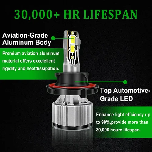 Vista 6 de Bombilla de luz antiniebla Polaris, H13 9008 Bombilla antiniebla UTV compatible con bombilla Polaris Ranger 800 900 1000 XP, RZR 570/900/1000s