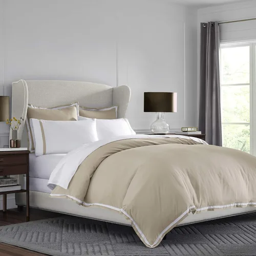 Vista 11 de Martex Par de fundas de almohada ultra suaves con dobladillo de la serie 2000, King, gris claro