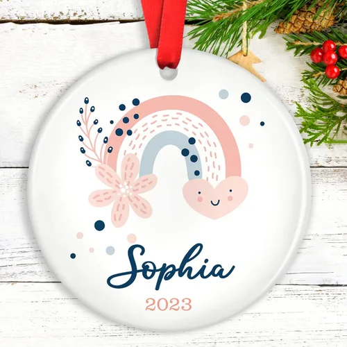 Vista 16 de Adornos de Navidad personalizados para camión volquete, adorno personalizado para bebé, adornos para árbol de Navidad para niños, adornos de camión