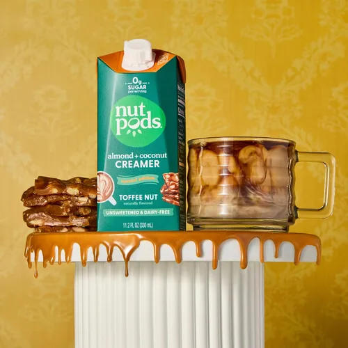 Vista 6 de Nutpods - Crema de café sin azúcar, sin azúcar, paquete de 3