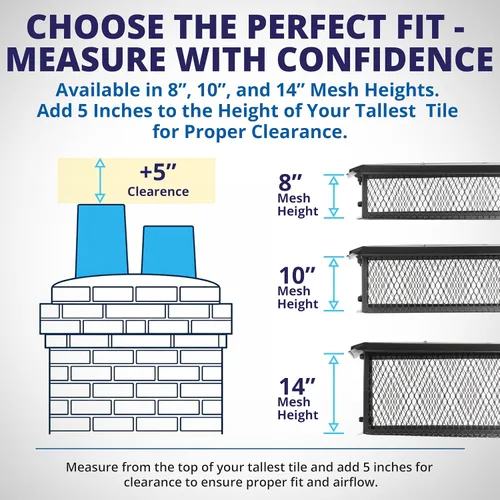 Vista 5 de HY-GUARD Tapa de chimenea multichimenea, 35,56 cm x 53,34 cm x 20,32 cm, acero galvanizado