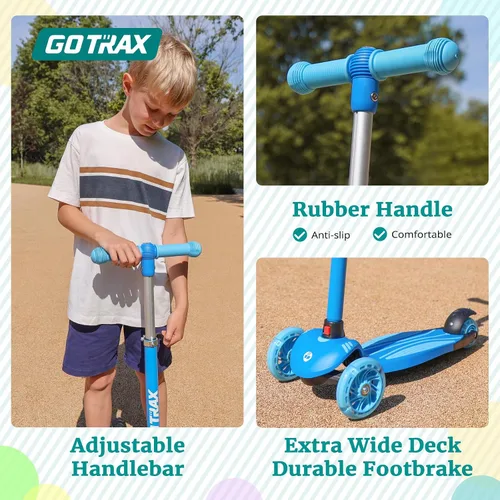 Vista 5 de Gotrax KS1 Kids Kick Scooter, 3 Wheels for Boys & Girls 2-8, Gifts
