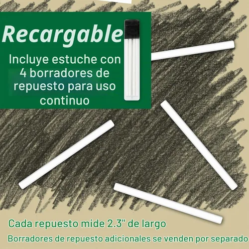 Vista 6 de Faber-Castell 185610 - Bolígrafo borrador de precisión, incluye borrador