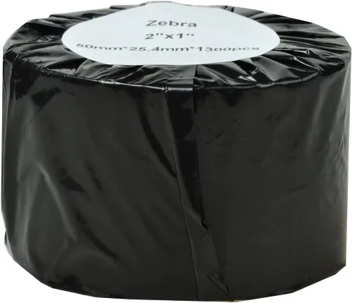 Vista 3 de USUPERINK 2 rollos (1300 etiquetas/rollo) de etiquetas de papel térmico directo de 2 x 1 pulgada, núcleo de 1 pulgada, código de barras en blanco