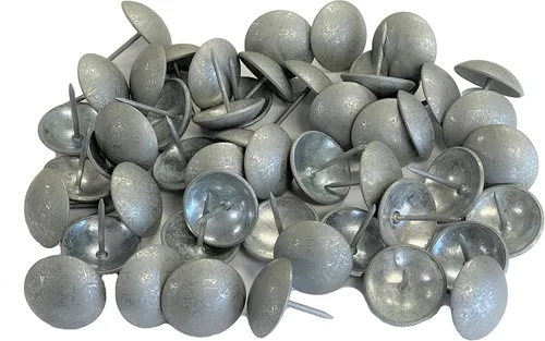 Vista 2 de Tachuelas de tapicería de alta calidad, pernos de cabeza de clavos de 3/4 pulgadas de diámetro, adornos decorativos grandes para muebles