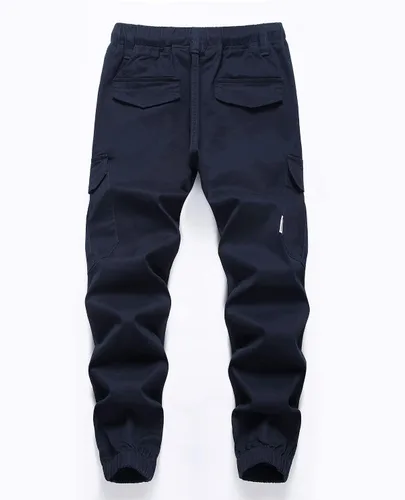Vista 2 de LOKTARC Pantalones deportivos tipo cargo de camuflaje para niños