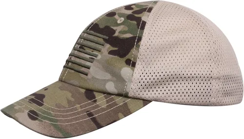 Vista 2 de Rothco Gorra de perfil bajo con bandera de línea roja fina