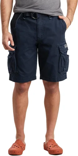 Vista 9 de Unionbay Survivor pantalones cortos de cargo con cinturón para hombre