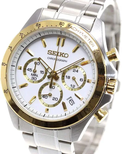 Vista 9 de SEIKO SBTR024 Spirit Reloj cronógrafo de cuarzo enviado desde Japón, Blanco