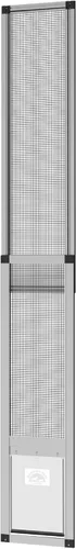 Vista 13 de Hakuna Pets V2 Panel de Inserción de Pantalla para Puerta de Mascotas de Patio, para Puertas Corredizas, Se Ajusta a la Vía de la Puerta con Altura