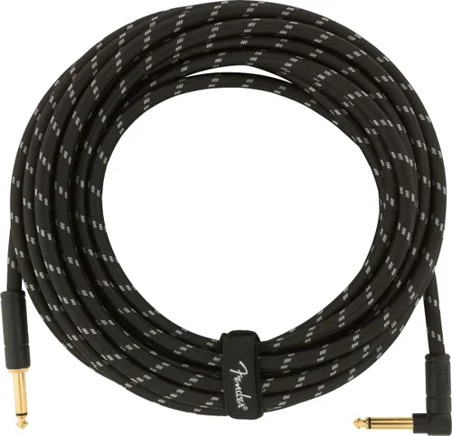 Vista 17 de Fender Cable de instrumentos de la serie Deluxe, recto/recto, Tweed, 18.6 pies