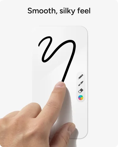 Vista 7 de ZAGG Glass+ - Protector de pantalla para Samsung Galaxy Z Flip7 (solo pantalla frontal), 3 veces más fuerte, resistente a los arañazos, resistente a