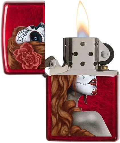Vista 3 de Encendedor Zippo del Día de los Muertos