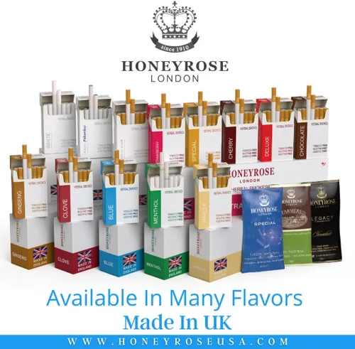 Vista 6 de Honeyrose BLUE - Cigarrillos de hierbas sin tabaco ni nicotina