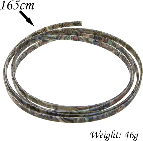 Vista 5 de Tiras de plástico para guitarra, 64.961 x 0.236 x 0.059 in, compatible con guitarra acústica clásica