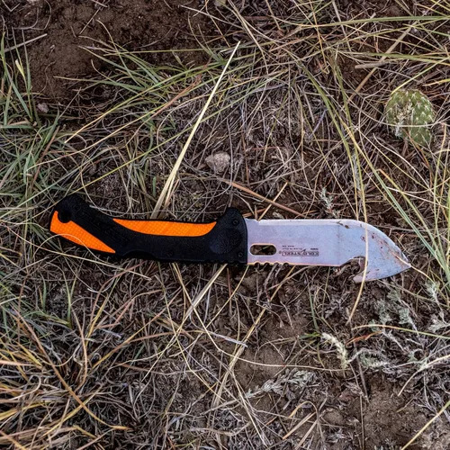 Vista 5 de Cold Steel 5 Fixed Blade Knives Versatile Durable Hunting Kit - Sturdy 4116 SS Blades, Double-Textures Handles, Carrying Case Included