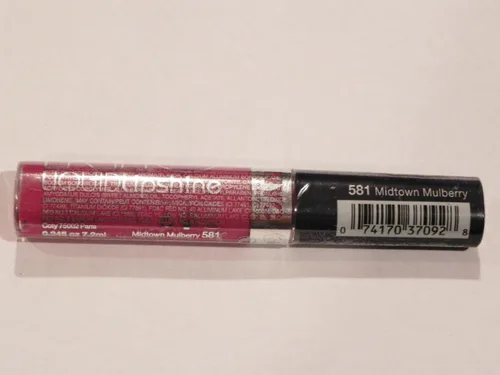Vista 2 de NYC Líquido Lipshine Lip Gloss 0.2 fl oz-581 Midtown Mulberry