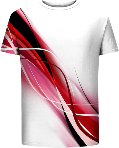 Vista 4 de SHENGXINY Conjunto de pantalones cortos de verano para hombre, estampado 3D, camisa de manga corta y pantalones cortos, traje deportivo de 2 piezas