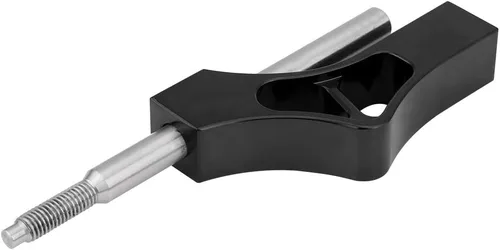 Vista 6 de Fydun Extensión de palanca de altura ajustable de acero inoxidable para automóvil para perilla de cambio manual (negro)