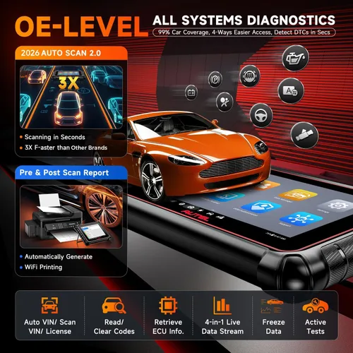 Vista 11 de Autel MaxiCOM MK906BT Herramienta de análisis de diagnóstico [+ $50 Valor MV108], 2021 Escáner automotriz más nuevo, codificación ECU, diagnóstico