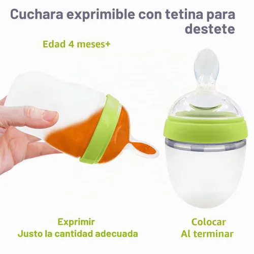 Vista 5 de Ultimate Weaning and Transitional Nipple Kit compatible con biberones Comotomo de 5 oz y 8 oz a partir de 4 meses Kit completo de destete