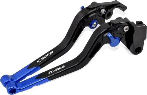 Vista 9 de Long Size Brake Lever Clutch Lever for Yamaha Fazer FZ-1 FZ-8 FZ-6 FZ-6R FZS600, CNC Aluminum Alloy Made (Black)