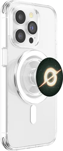 Vista 3 de Black Hole Event Horizon Star Singularity Space Curvature PopSockets MagSafe PopGrip para iPhone