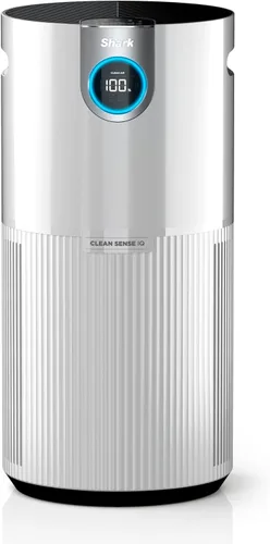 Vista 4 de Shark Purificador de aire para habitación grande del hogar + filtro HEPA verdadero antialérgeno con bloqueo de humos, tecnología Clean Sense, filtro