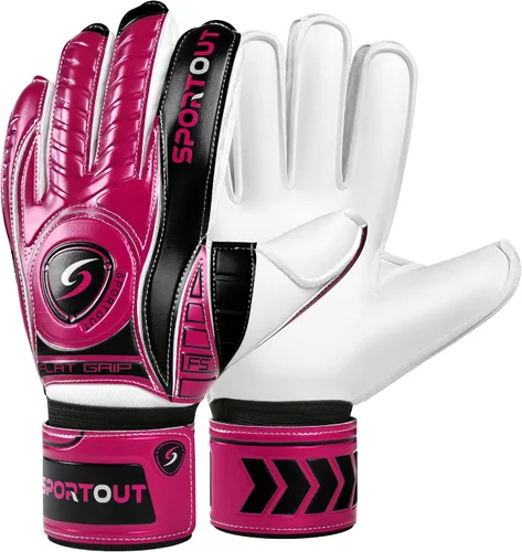 Vista 13 de Guantes de Portero Sportout con Protección de Dedos, Guantes de Fútbol Respirables, Látex de 4mm, para Niños, Jóvenes y Adultos