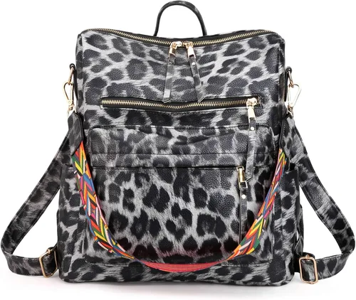 Vista 9 de ZOCILOR Bolso de moda para mujer, mochila convertible de diseño multiusos, bolso de hombro, bolso de viaje