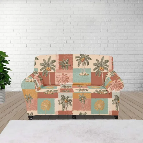 Vista 49 de ZOUTAIRONG Fundas elásticas para sofá con estampado de ramas de camuflaje 3D para sofá, funda para muebles de un solo cojín, decoración del hogar u