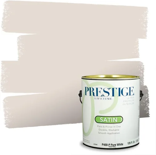 Vista 102 de PRESTIGE Pinturas Pintura Exterior e Imprimación en Uno, 1 Galón, Mate, Combinación Comparable de Sherwin Williams* Black Magic* SW6991-PCM
