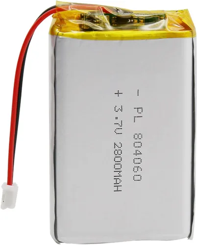 Vista 36 de 3.7V 2800mAh 123464 Lipo batería recargable de iones de polímero de litio con conector JST