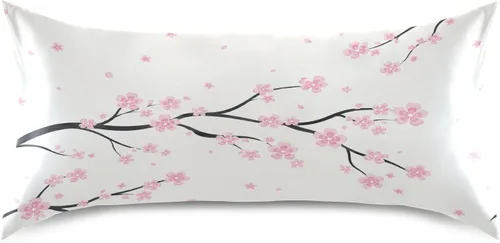 Vista 42 de Blueangle Bear Panda - Funda de almohada de satén para cabello y piel, tamaño estándar (20 x 26 pulgadas), fundas de almohada de satén con cierre