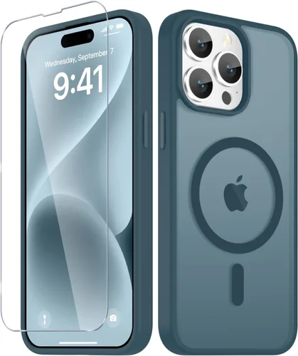 Vista 1064 de Funda para Google Pixel 10 Pro XL, cubierta magnética mate, color negro Fit for MagSafe, Screen Protector included, Shockproof Military Grade
