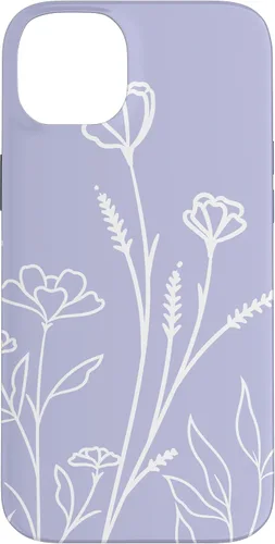 Vista 15 de Summer Wildflowers Pattern Pastel Design Floral Periwinkle Case for iPhone 17