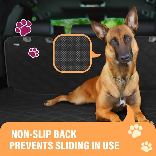 Vista 4 de Active Pets Forro de carga para perros, funda antideslizante duradera para asiento de vehículo, protege contra la suciedad y el pelaje, forro
