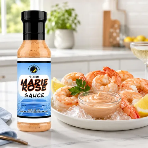 Vista 6 de Premium Salsa Marie Rose Botella de 12 onzas líquidas con tapa de bloqueo de sabor Bajo en colesterol Elaborado en lotes pequeños Salsa