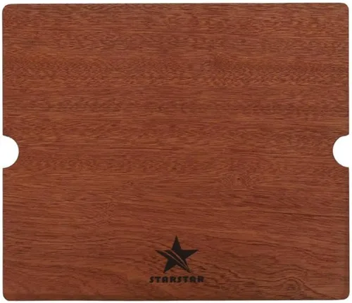 Vista 5 de STARSTAR Madera dura, tabla de cortar de madera de goma resistente, tabla de cortar de madera para cocina (9.7/8-16.7/8)