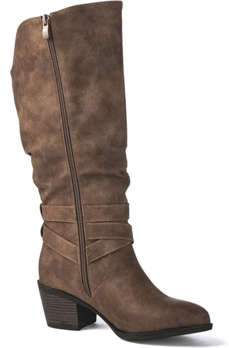 Vista 3 de GLOBALWIN Botas vaqueras hasta la rodilla para mujer