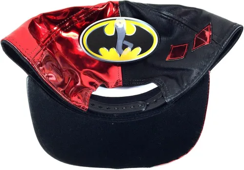 Vista 4 de DC Comics Harley Quinn Piel Sintética Suit Up Snapback Sombrero