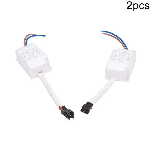 Vista 2 de Othmro Controlador LED 2 unids 3W fuente de alimentación transformador adaptador 85-265V DC salida de bajo voltaje para luz LED, proyecto