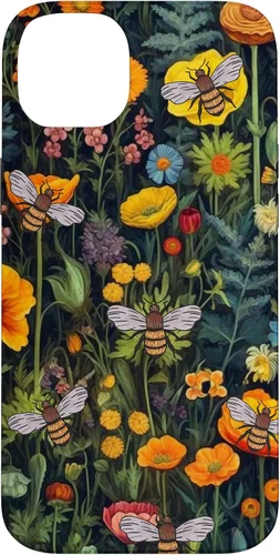 Vista 15 de Bees and Wildflowers Funda para iPhone 17