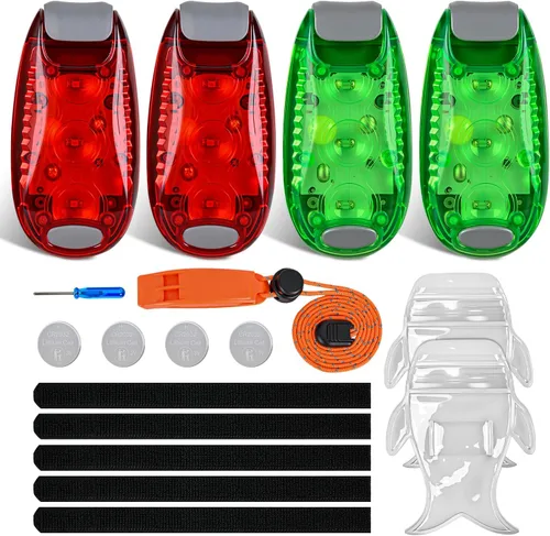 Vista 23 de Nilight - Luz de navegación para barco, 2 unidades, 8 LED, luces de lazo rojo y verde Luz de navegación 8LED- 2 piezas