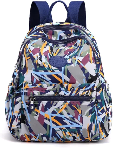 Vista 41 de Tanweibago Mini mochilas de nailon para mujer, mochilas pequeñas de 11L para mujer, mochila ligera casual para mujer, mochila de viaje de compras