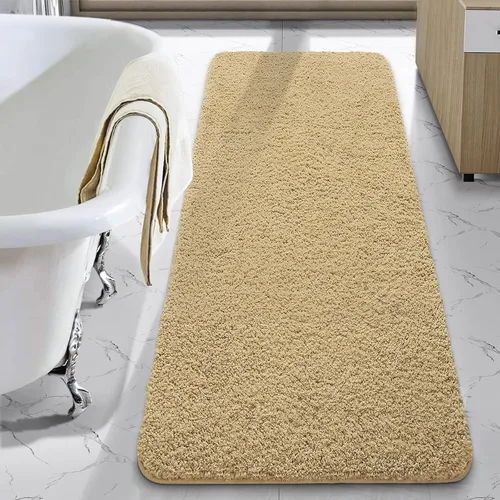 Vista 12 de LOCHAS Alfombra de baño de microfibra antideslizante de 36 x 24 pulgadas Gris
