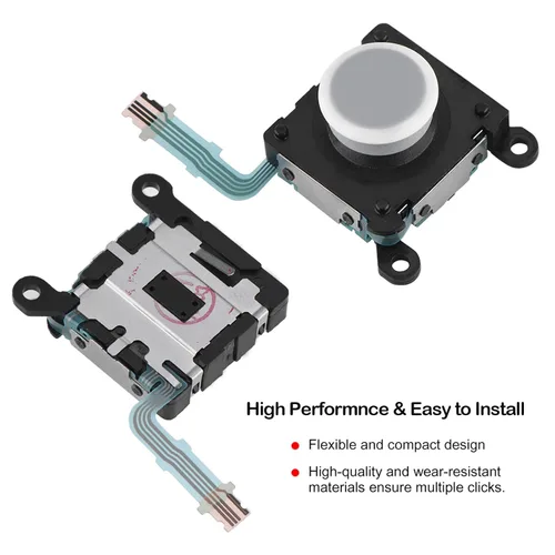 Vista 5 de Eboxer 3D Analog Joystick Thumbstick Replacement for PSV 2000, Control Rocker Pad Stick