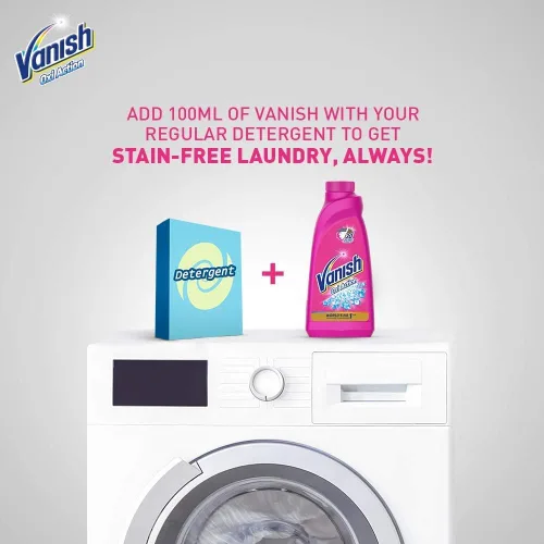 Vista 5 de Vanish Oxi Action - Líquido de lavado quitamanchas - 13.5 fl oz (paquete de 2)
