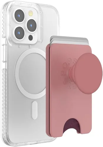 Vista 7 de Cartera para teléfono PopSockets con patada expandible, tarjetero para teléfono - Negro